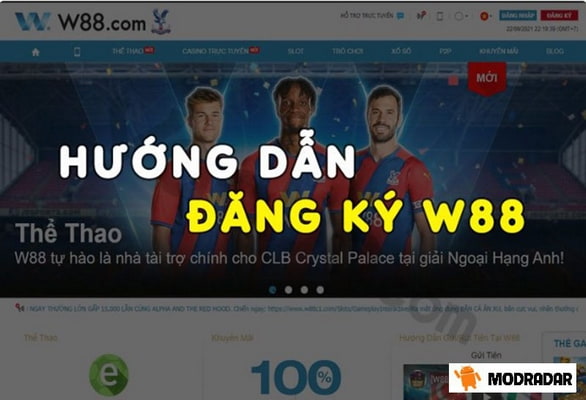 Hướng dẫn đăng ký w88